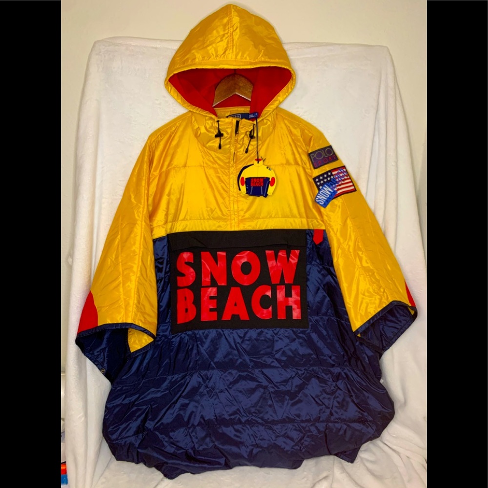 SOLD! Polo Ralph Lauren Snow Beach Poncho One Size